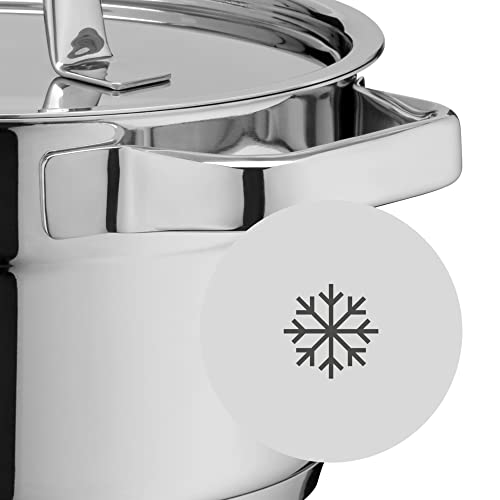 Compact Cuisine Water Bath Bowl 20 cm Stackable Mixing Bowl for Water Bath, Cromargan Polished Stainless Steel, Dishwasher Safe - view 6
