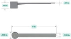6.5 mL (6.5 CC) Long Handle Scoop for Measuring Coffee, Pet Food, Grains, Protein, Spices and Other Dry Goods (Pack of 1)