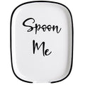 Ceramic Spoon Rest for Stove Top, Large Spoon Holder for Kitchen Counter, White Coffee Spoon Rest, Heat-Resistant Cooking Utensil Rest, Modern Farmhouse Kitchen Décor