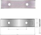 Paint Scraper Carbide Blades Double-Edged Reversible Replacement Blade (2" (50mm),10packs) By LU&MN