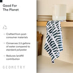 Kitchen Tea Towels - Quick Dry Microfiber Dish Towels for Kitchen Linework, 18" x 30" 2 Pack - view 3