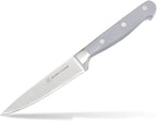 DURA LIVING 3.5 Inch Paring Knife – Essential High Carbon Stainless Steel, Razor-Sharp, Multipurpose Small Kitchen Knife, Ergonomic Handle, Perfect for Precision Tasks, Sleek Gray Design