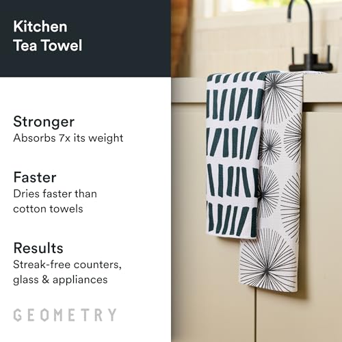 Kitchen Tea Towels - Quick Dry Microfiber Dish Towels for Kitchen Linework, 18" x 30" 2 Pack - view 2