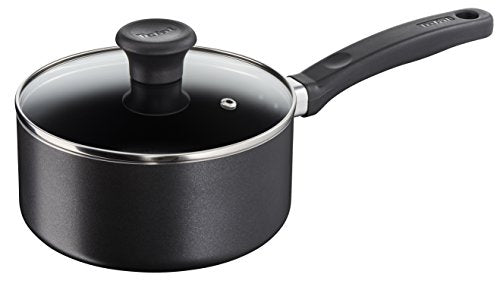 Tefal Essential 5-Piece Non-Stick Cookware Set: 3 Saucepans (16/18/20CM) with Lids, 2 Frying Pans (20/24CM), Compatible with All Hobs Except Induction Black - B472S545 - view 5