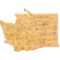 Destination Washington State Shaped Cutting Board