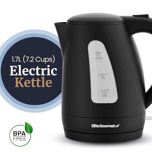 EKT8690X 1.7L Tea Kettle, 1500W BPA-Free Fast Boil, Black - view 5