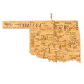 Destination Oklahoma State Shaped Cutting Board