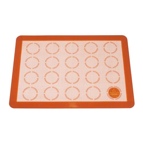Mrs. Anderson’s Baking Macaron Mat, Oven Safe Silicone Reusable Baking Mat - view 5