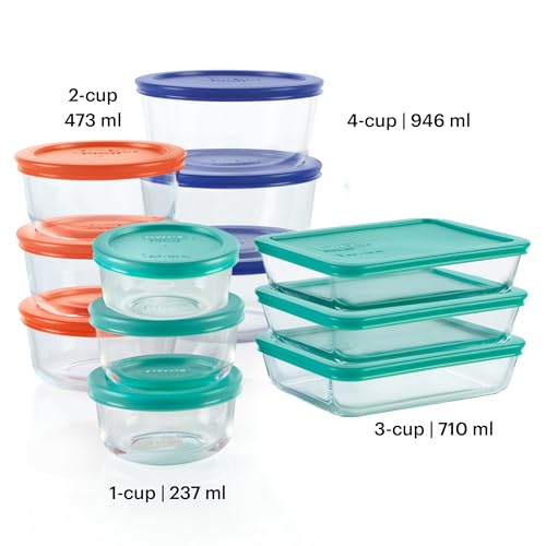 Simply Store (12-Pack) Glass Food Storage Containers Set - view 2