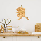 Destination Alaska State Shaped Cutting Board - view 4