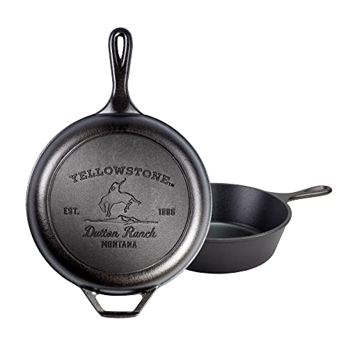 Yellowstone Cast Iron 2-in-1 Combo Cooker, 10.5 Inches - view 2