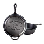 Yellowstone Cast Iron 2-in-1 Combo Cooker, 10.5 Inches - view 2