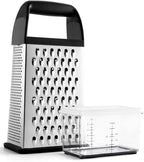 Cheese Grater With Container Box Grater Stainless Steel Kitchen Black - view 7