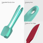 Silicone Spatula Set 600°F High Heat Resistant, 4-Pcs, Multicolor - view 6