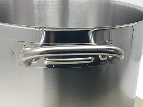 16 Qt Stainless Steel Stock Pot w/Cover, silver, SPS-16 - view 4