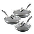 A1 Series Nonstick Induction Frying Pan Set, 6-Piece, Graphite