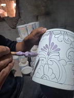 Utensil Holder For Counter Extra Large Utensil Holder, Mexican Talavera Pottery Kitchen Decor, Drawer Organizer, Spoon Holder, Ceramic Mexico Decor for Home Spatula Holder, Mexican Vase, Spoon Rest - view 6