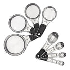 Good Grips 8 Piece Stainless Steel Measuring Cups and Spoons Set & Good Grips Contoured Mess-Free Pepper Grinder - view 2