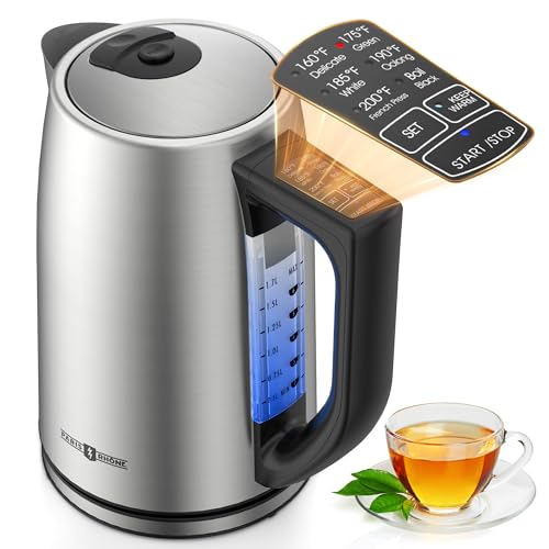 1.7L
Electric
Tea
Kettle,
6
Precise
Temperature