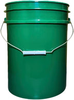 House Naturals 5 Gallon Premium HPDE Plastic Bucket - Made in USA Food Grade Storage Container, BPA Free All Purpose Pail (4, Dark Green)