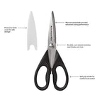 Classic Multifunction Can Opener/Bottle Opener, 8.34-Inch, Black & All Purpose Shears with Protective Sheath, One Size, Black - view 7