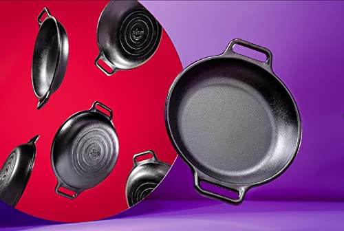 BOLD Pre-Seasoned Cast Iron Skillet, Loop Handles, 12 Inches - view 3