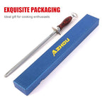 12" Professional Knife Sharpener Fine Honing Rod - view 6