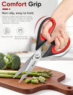 Kitchen Scissors Shears All Purpose Heavy Duty, Protective Sheath - view 3