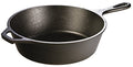 Pre-Seasoned Cast Iron Deep Skillet, 3 Quart