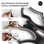 Original Elizabat Kitchen Scissors - Halloween Goth Cute Bat Kitchen Shears, Bat Scissors, Gothic Scissors Utensils - Spooky Bats Halloween Gifts, Cute Gadgets, Kitchen Gadgets - view 4