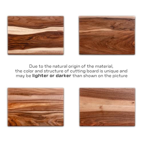 Personalized Walnut Wood Cutting Board – Custom Deer Couple Engraving with Names – 12x16 Inches – Gift for Wedding, Anniversary, Christmas, Housewarming, Mother’s Day – Great for Parents and Friends - view 6