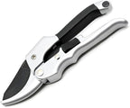 SK5 Ratchet Pruning Shears for Weak Hands Heavy Duty Garden Clippers with Spring Assist and Ergonomic Grip for Branches and Fruit Trees