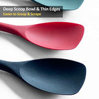 Silicone Spatula Spoon Set, 11 IN, Assorted, Spoonula Heat Resistant - view 3