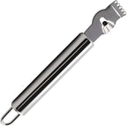 Stainless Steel Lemon Zester Grater with Channel Knife and Hanging Loop Lemon Orange Citrus Zester Grater Grips Kitchen Tool Practical Processed Graters, Peelers and Slicers