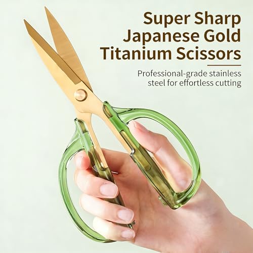 Kitchen Shears Scissors&Sharp Scissors, 7.7inch Cooking Scissor-Meat and Poultry Shears, Dishwasher Safe, Acrylic Handel Scissors All Purpose Stainless Steel Utility Scissor - view 2