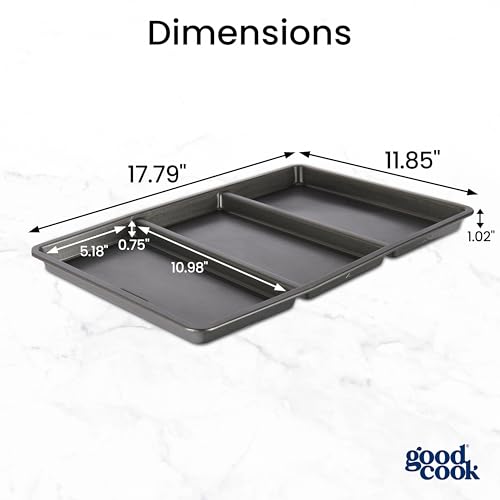 Premium Nonstick Divided Baking Sheet, 11 x 17-Inch - view 2