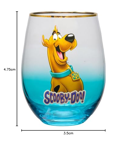 Stemless Wine Glass, 20oz - Lidless Drink Tumbler for Cold Beverages - Scooby Doo - view 2