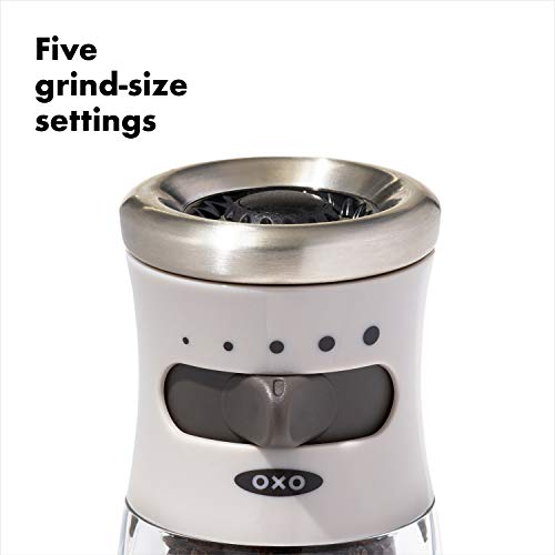 Good Grips 8 Piece Stainless Steel Measuring Cups and Spoons Set & Good Grips Contoured Mess-Free Pepper Grinder - view 7
