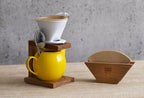 Zero Japan - Bee House Pour Over Coffee Dripper - Lead-Free & Cadmium-Free Ceramic Coffee Maker with Elegant Peek Hole, Drip Cone Brewer Coffee Gift, Brewing Accessories - Antique Green, Standard Size