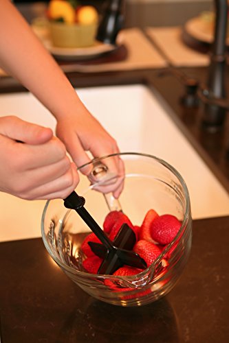HIC Kitchen Original Hamburger Ground Meat Vegetable Frozen Concentrate Egg Chopper, Heat-Resistant Nylon, Black - view 4