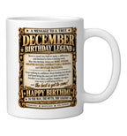December Birthday King Born In December Front Page Newspaper Ceramic Mug, White, 11oz - view 2