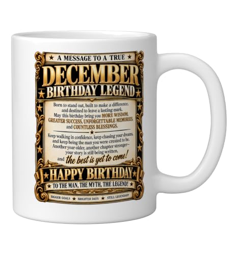 December Birthday King Born In December Front Page Newspaper Ceramic Mug, White, 11oz - view 2