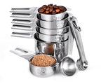 Measuring Cups and Spoons, 18/8 Stainless Steel Measure Set of 12