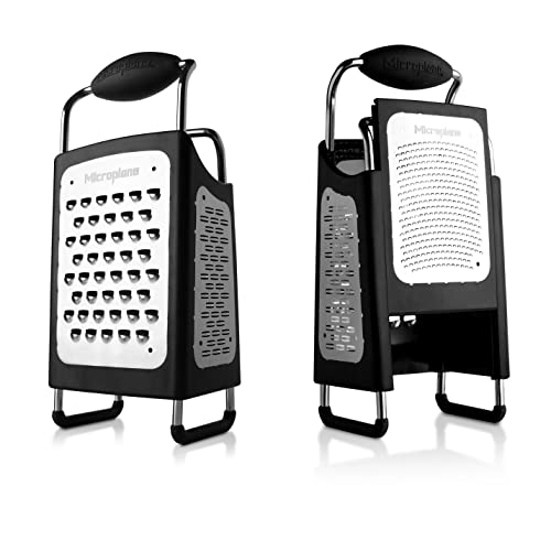 Four Sided Stainless Steel Ultra-Sharp Multi-Purpose Box Grater - Slicer, Fine, Ribbon, and Extra Coarse Blade Styles - view 2