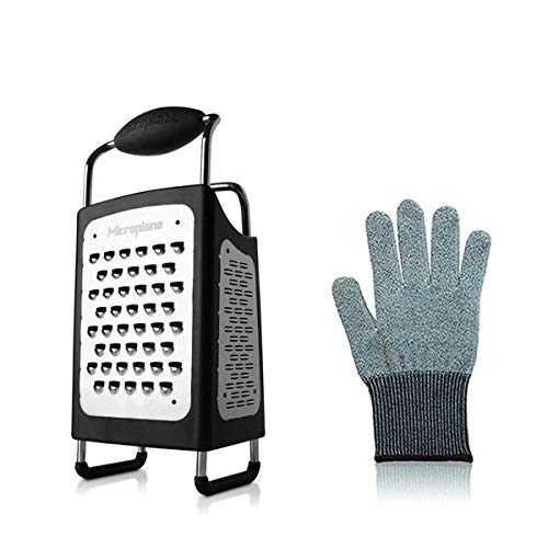 Cut-Resistant Glove with 4 Blade Box Grater