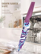 Paisley Pattern Knife Set with Cover - view 3