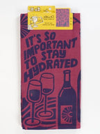 Funny Cotton Dish Towel –Absorbent Kitchen Towel Gift -Stay Hydrated - view 3