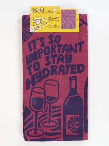 Funny Cotton Dish Towel –Absorbent Kitchen Towel Gift -Stay Hydrated - view 3