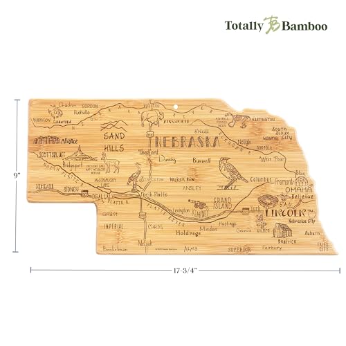 Destination Nebraska State Shaped Cutting Board - view 6