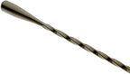 Barfly Bar Spoon, Teardrop End 19 5/8" (50.0 Cm), Gun Metal Black